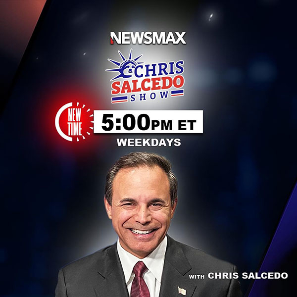 The Chris Salcedo Show Conservation News Daily on Newsmax Now at Drive Time 5pm EST The Chris Salcedo Show Conservation News Daily on Newsmax Now at Drive Time 5pm EST