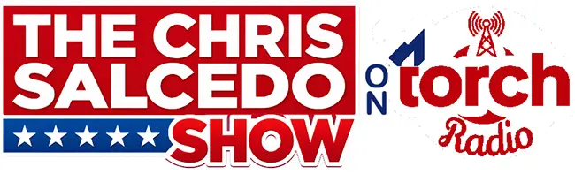 The Chris Salcedo Radio Show now on Glenn Becks new torch radio station horizontal logo